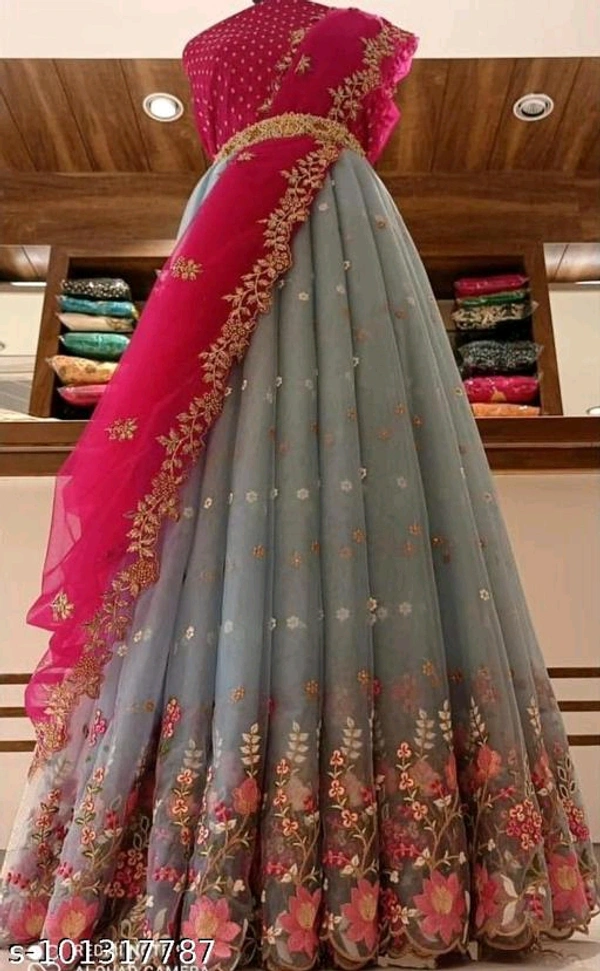 Triputi Banarasi Lehenga Choli Collection  - Un Stitched