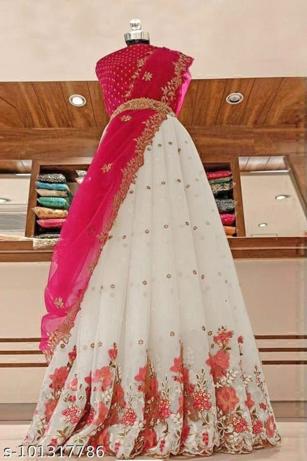 Triputi Banarasi Lehenga Choli Collection  - Free Size