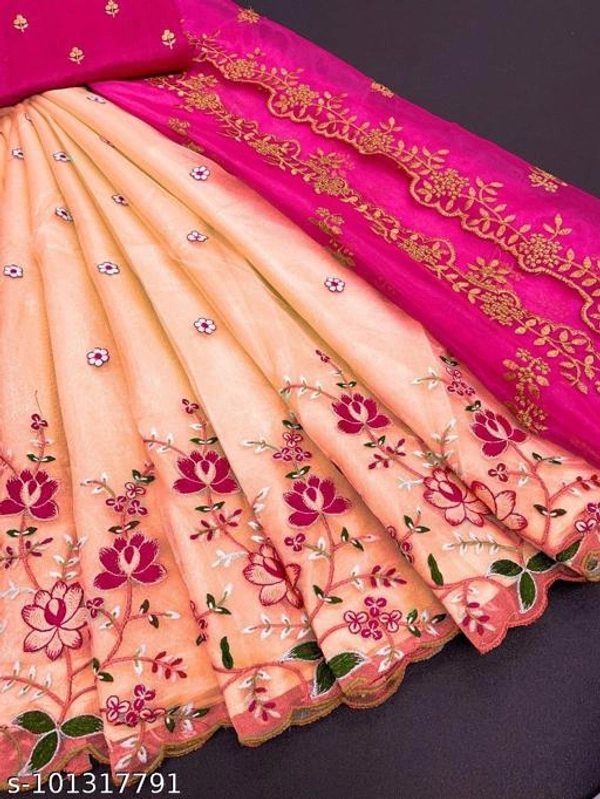 Triputi Banarasi Lehenga Choli Collection  - Semi Stitched