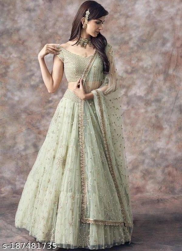 Triputi Banarasi Lehenga Choli Collection  - Free Size