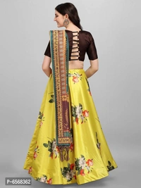 Stylish Silk Branded Lehenga - Free Size
