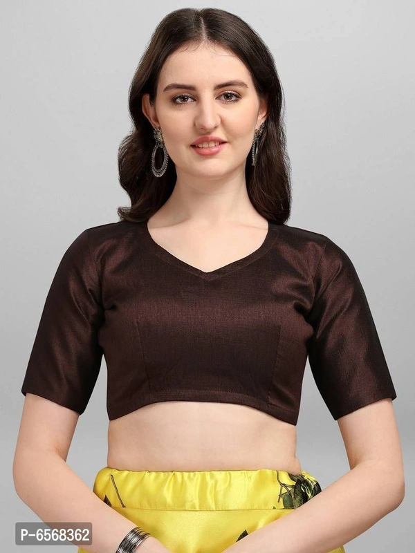 Stylish Silk Branded Lehenga - Free Size