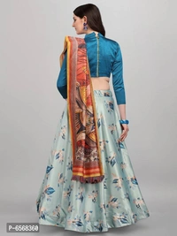 Stylish Silk Branded Lehenga - Free Size