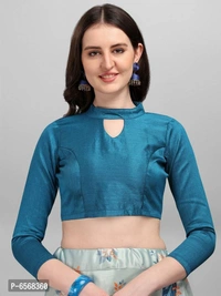Stylish Silk Branded Lehenga - Free Size