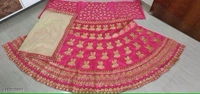 Stylish Silk Branded Lehenga - Semi Stitched
