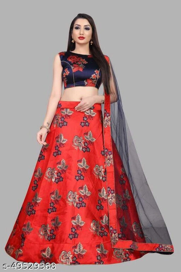 Latest Attractive Lehenga Choli  - Semi Stitched