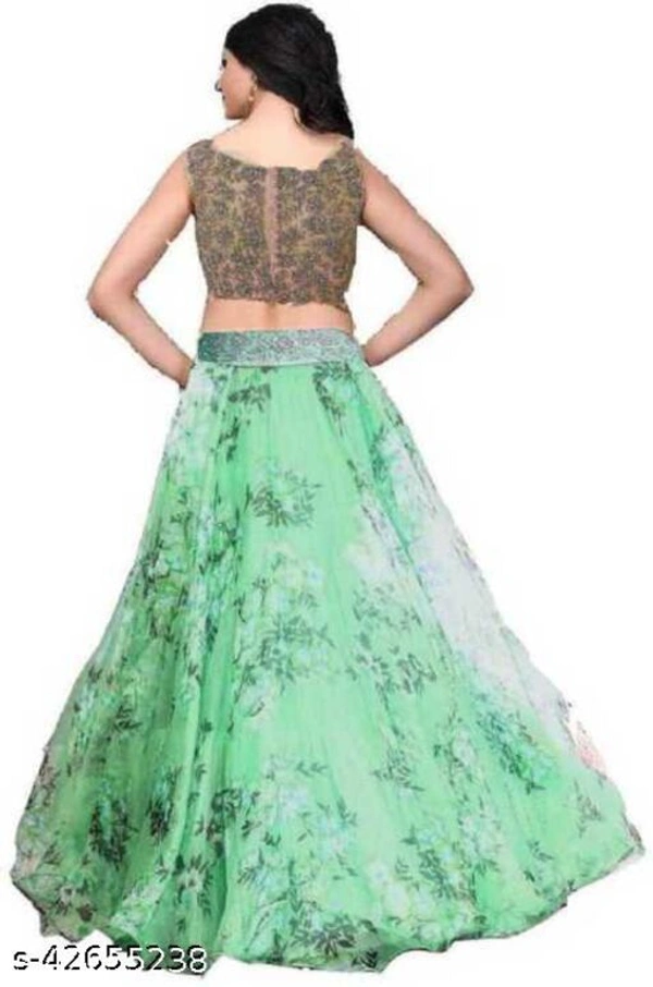 Super Embroidery Latest Wedding Lehengas  - Semi Stitched