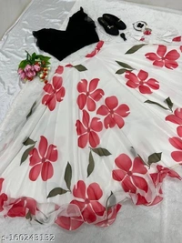 Women Kanjivaran Silk Semi-stitched Lehenga Choli  - Semi Stitched