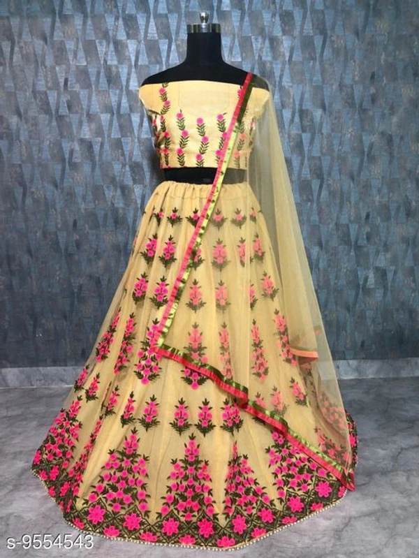 Women Kanjivaran Silk Semi-stitched Lehenga Choli  - Semi Stitched