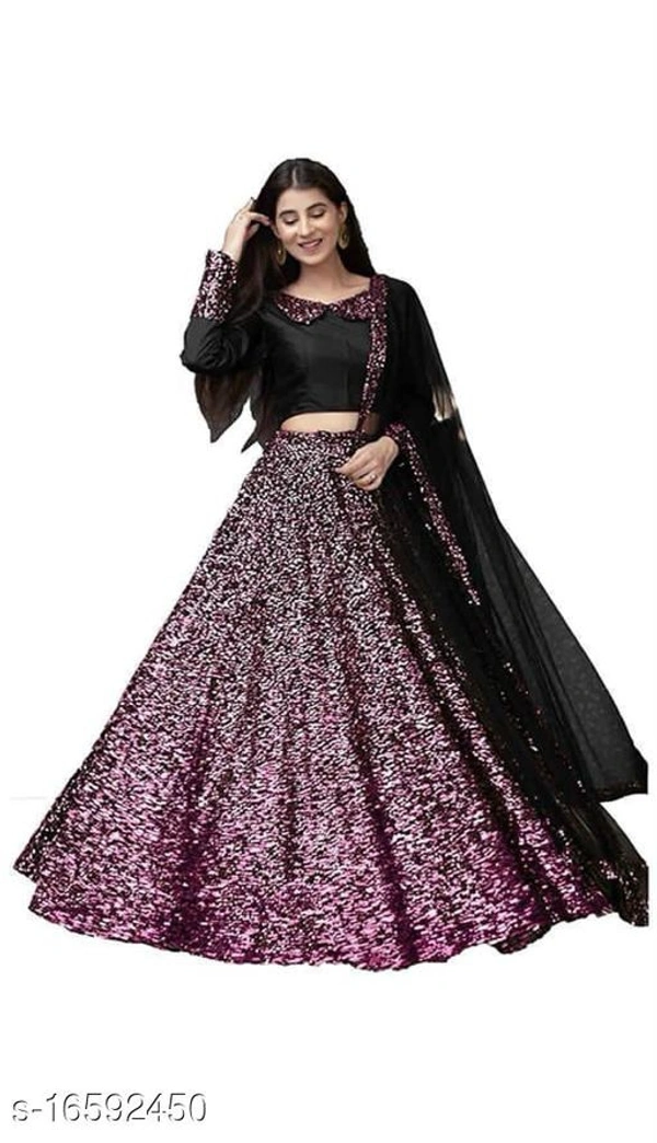 Akshara Petite Beautiful Lehnga Choli  - Semi Stitched