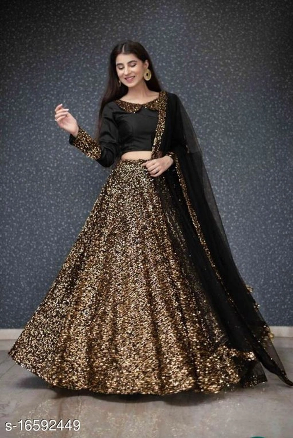 Akshara Petite Beautiful Lehnga Choli  - Semi-stitched