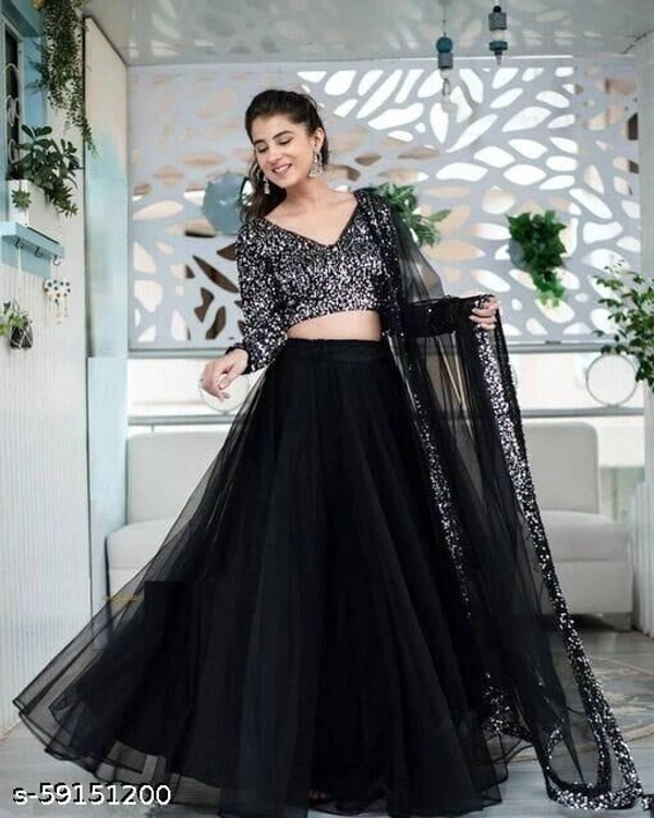 Women Kanjivaran Silk Semi-stitched Lehenga Choli  - Free Size