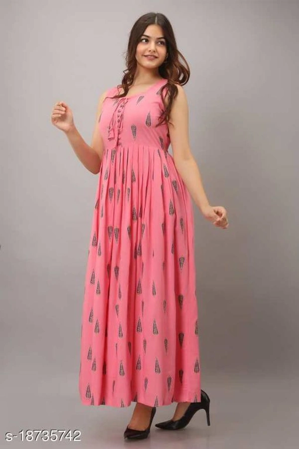Jd Printed Rakul Gown Designer Embroidery Self-conteted  - M