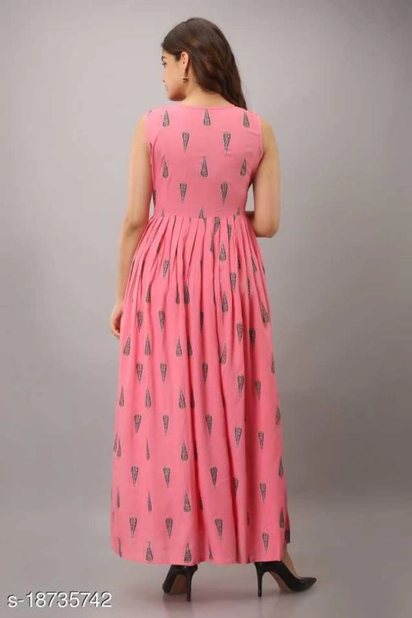Jd Printed Rakul Gown Designer Embroidery Self-conteted  - M