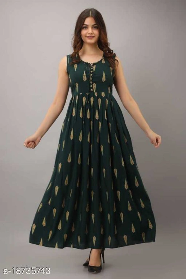 Jd Printed Rakul Gown Designer Embroidery Self-conteted  - M