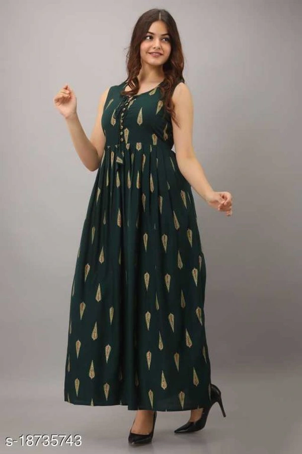 Jd Printed Rakul Gown Designer Embroidery Self-conteted  - XXL