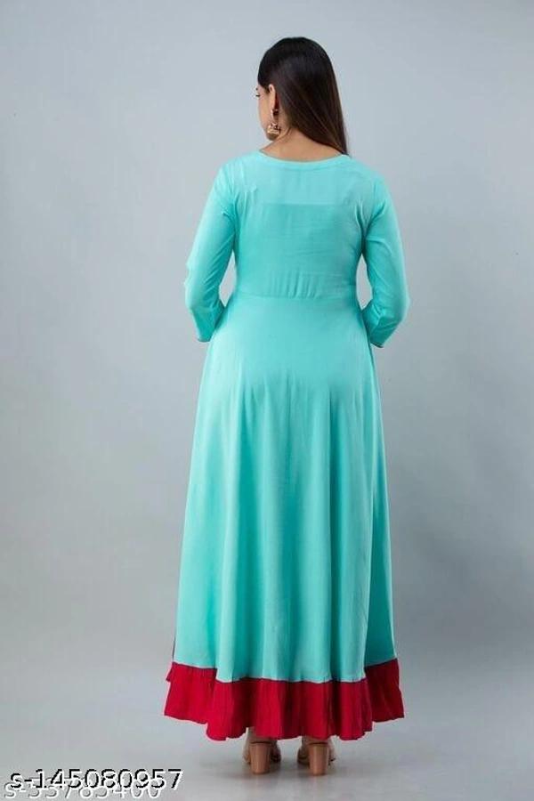 Anarkali Gown For Women  - L