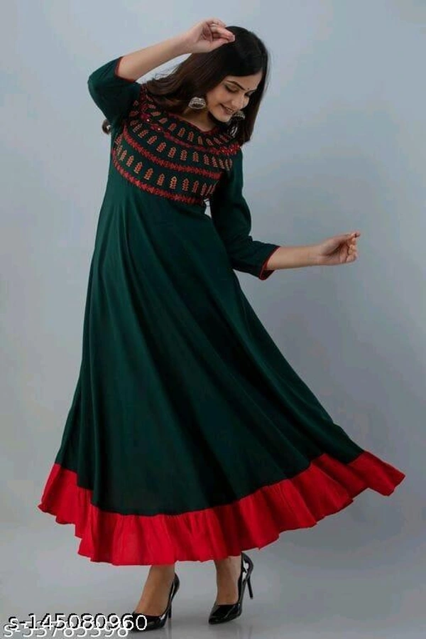 Anarkali Gown For Women  - M