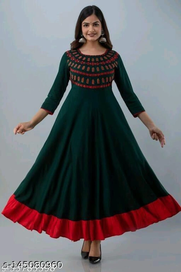 Anarkali Gown For Women  - M