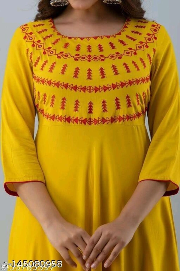 Anarkali Gown For Women  - L