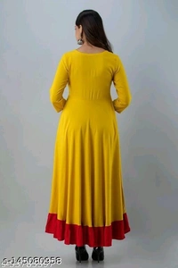 Anarkali Gown For Women  - L