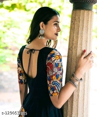 Ladies Gown With Embroidery Design  - M