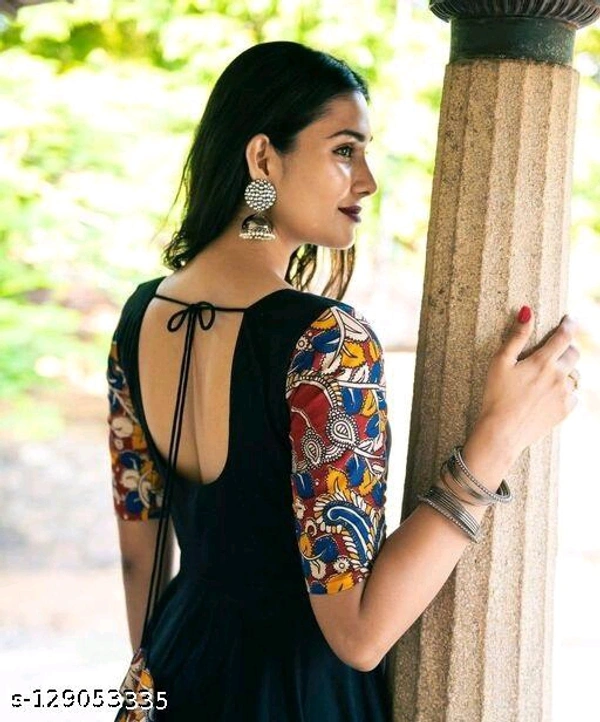 Ladies Gown With Embroidery Design  - M