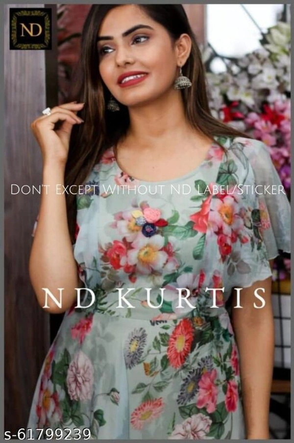 Ruchi Green Gown With New Design  - M