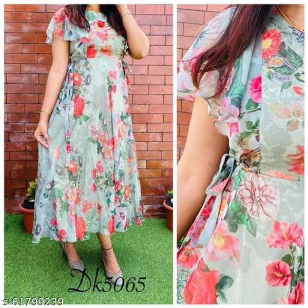 Ruchi Green Gown With New Design  - XL