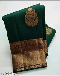 Siddhi Weaves Faishon Zari Woven Banarasi Silk Saree  - Free Size