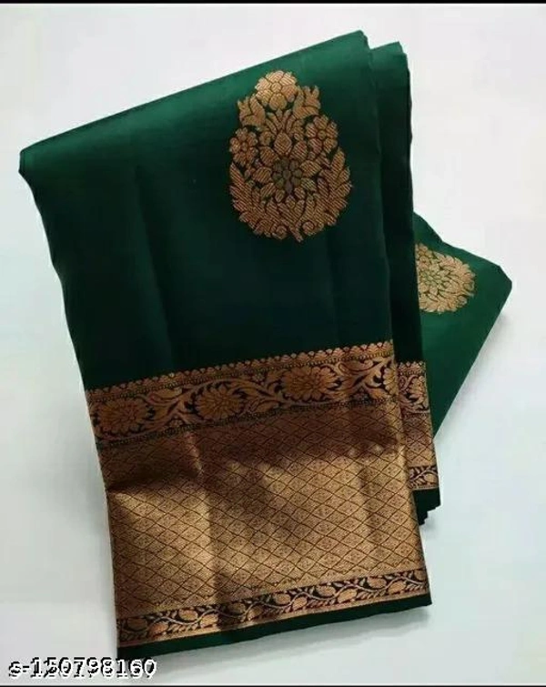 Siddhi Weaves Faishon Zari Woven Banarasi Silk Saree  - Free Size