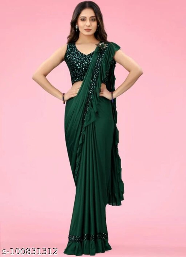Siddhi Weaves Faishon Zari Woven Banarasi Silk Saree  - Free Size