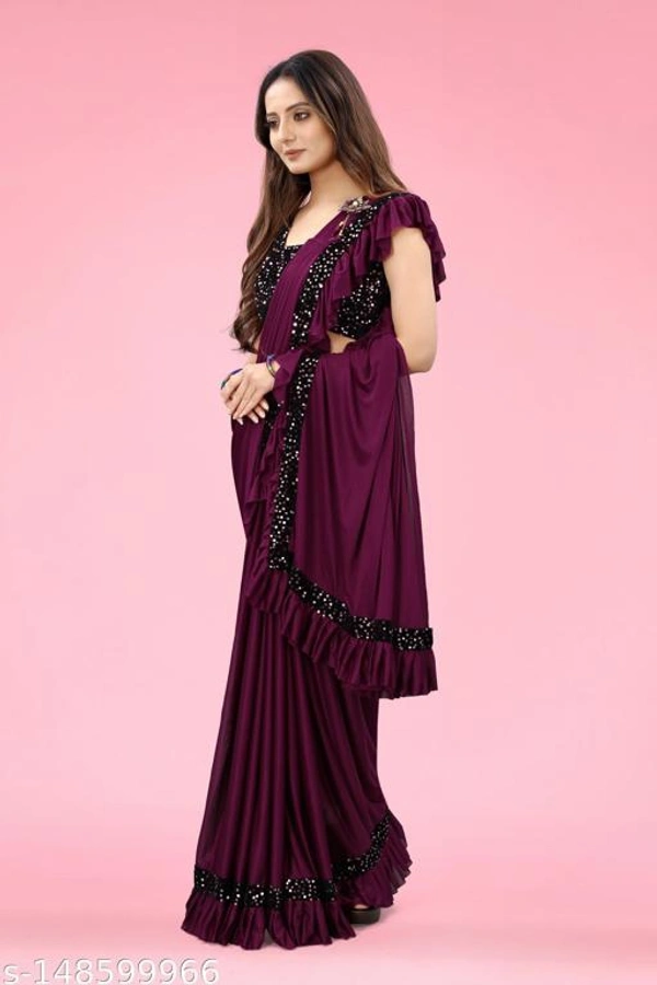 Siddhi Weaves Faishon Zari Woven Banarasi Silk Saree  - Free Size