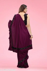 Siddhi Weaves Faishon Zari Woven Banarasi Silk Saree  - Free Size