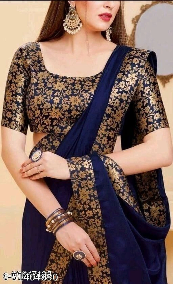 Siddhi Weaves Faishon Zari Woven Banarasi Silk Saree  - Free Size