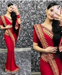 Siddhi Weaves Faishon Zari Woven Banarasi Silk Saree  - Free Size