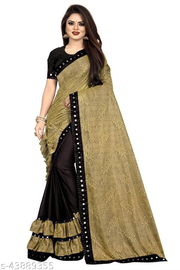 Siddhi Weaves Faishon Zari Woven Banarasi Silk Saree  - Free Size