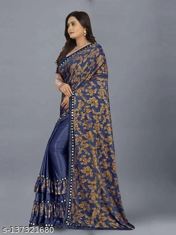 Siddhi Weaves Faishon Zari Woven Banarasi Silk Saree  - Free Size