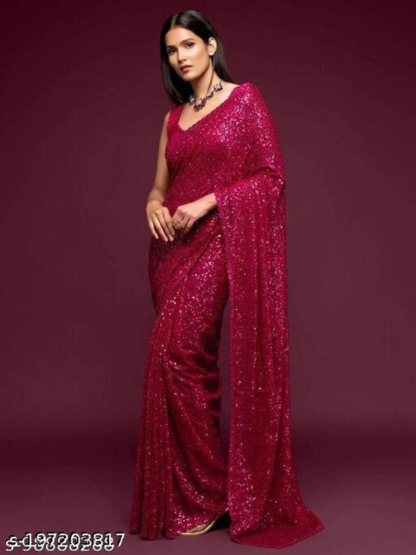 Siddhi Weaves Faishon Zari Woven Banarasi Silk Saree  - Free Size