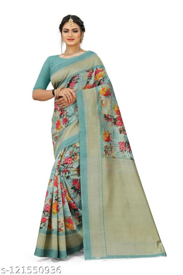 Siddhi Weaves Faishon Zari Woven Banarasi Silk Saree  - Free Size