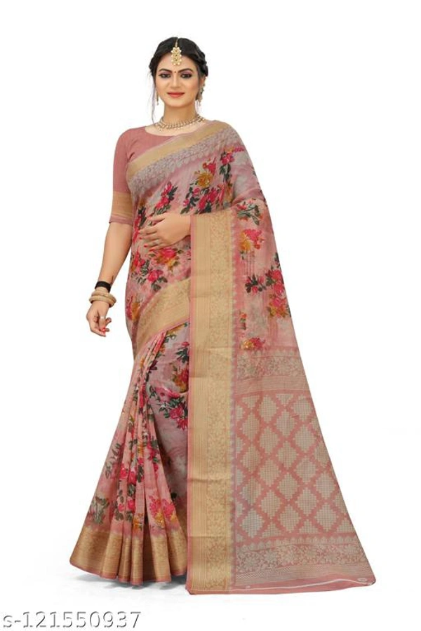Siddhi Weaves Faishon Zari Woven Banarasi Silk Saree  - Free Size