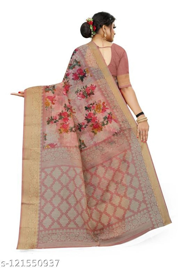 Siddhi Weaves Faishon Zari Woven Banarasi Silk Saree  - Free Size