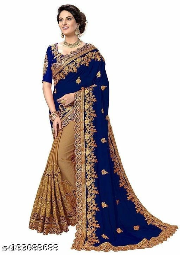 Siddhi Weaves Faishon Zari Woven Banarasi Silk Saree  - Free Size