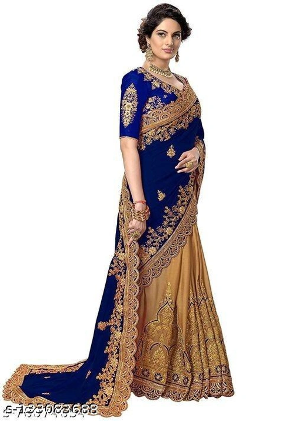 Siddhi Weaves Faishon Zari Woven Banarasi Silk Saree  - Free Size