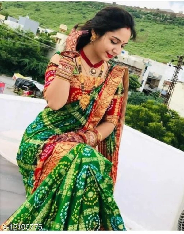 Siddhi Weaves Faishon Zari Woven Banarasi Silk Saree  - Free Size