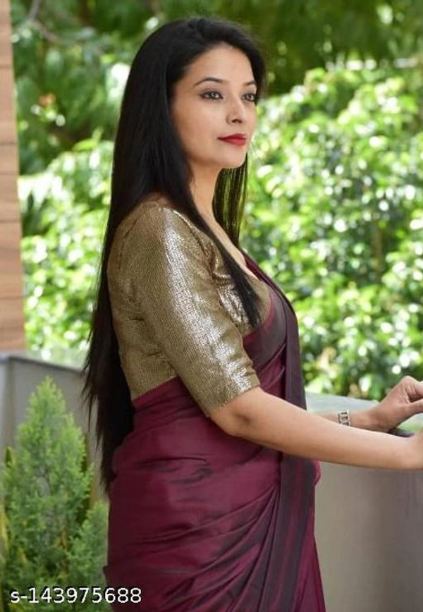 Siddhi Weaves Faishon Zari Woven Banarasi Silk Saree  - Free Size