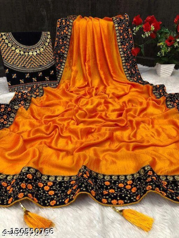 Siddhi Weaves Faishon Zari Woven Banarasi Silk Saree  - Free Size