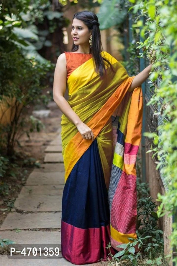 Siddhi Weaves Faishon Zari Woven Banarasi Silk Saree  - Free Size