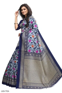 Siddhi Weaves Faishon Zari Woven Banarasi Silk Saree  - Free Size