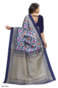 Siddhi Weaves Faishon Zari Woven Banarasi Silk Saree  - Free Size